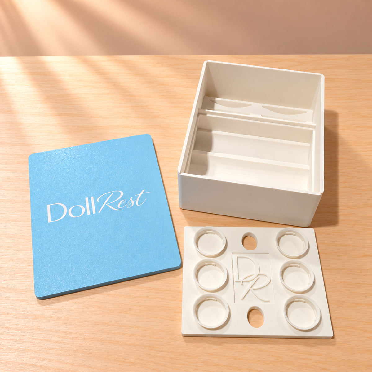 DollRest Ice Blue Storage Drawer Assembly