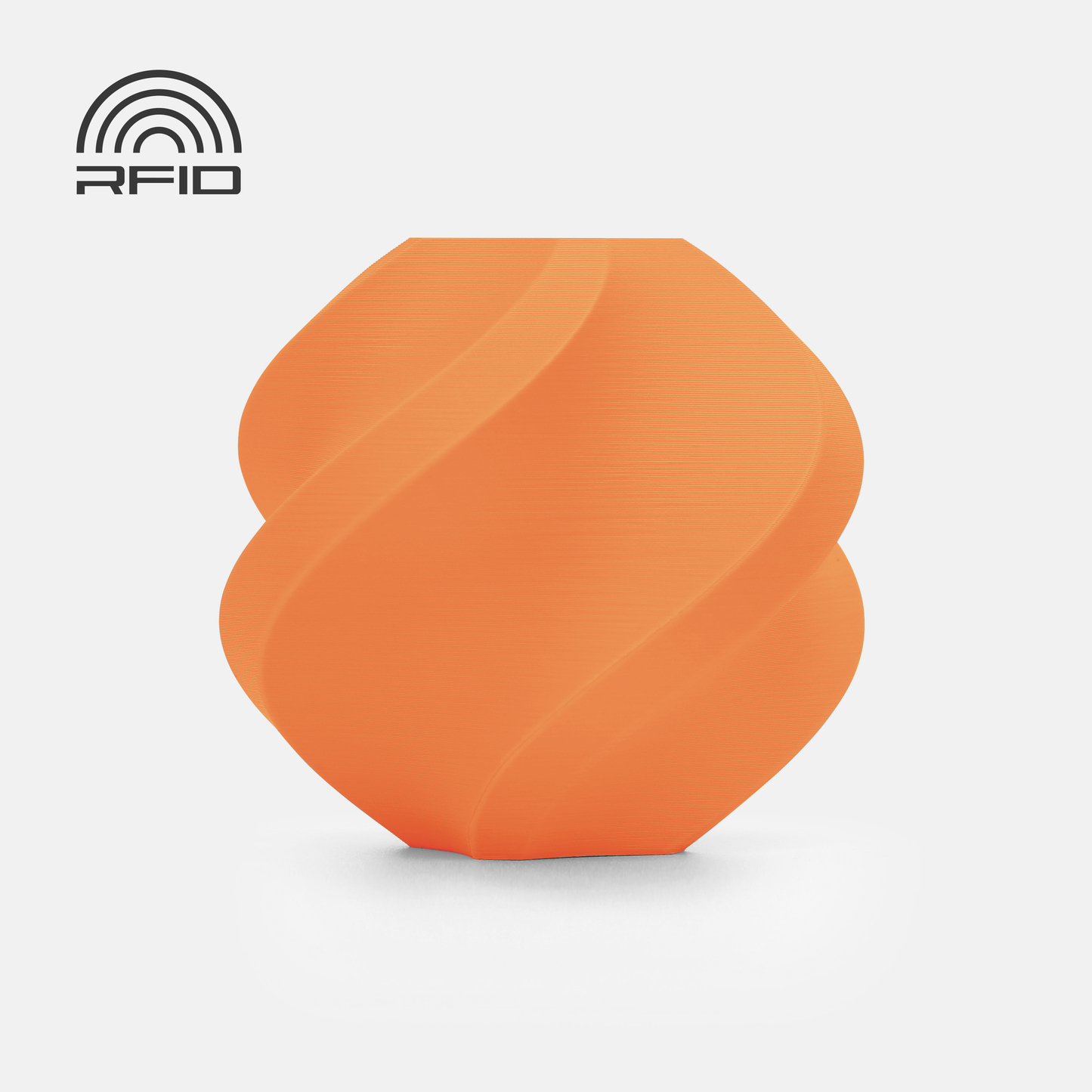 Bambu Lab PLA Matte – Mandarin Orange – With Spool filament color