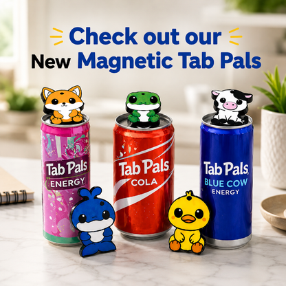 Finn The Whale – Magnetic Can Tab Opener & Drink Cover