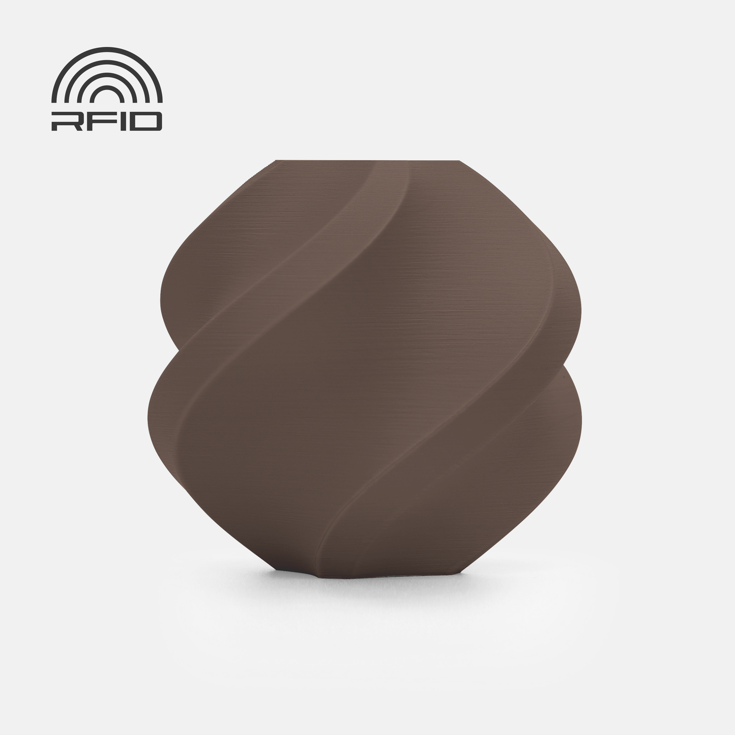 Bambu Lab PLA Matte – Dark Brown – Refill filament color