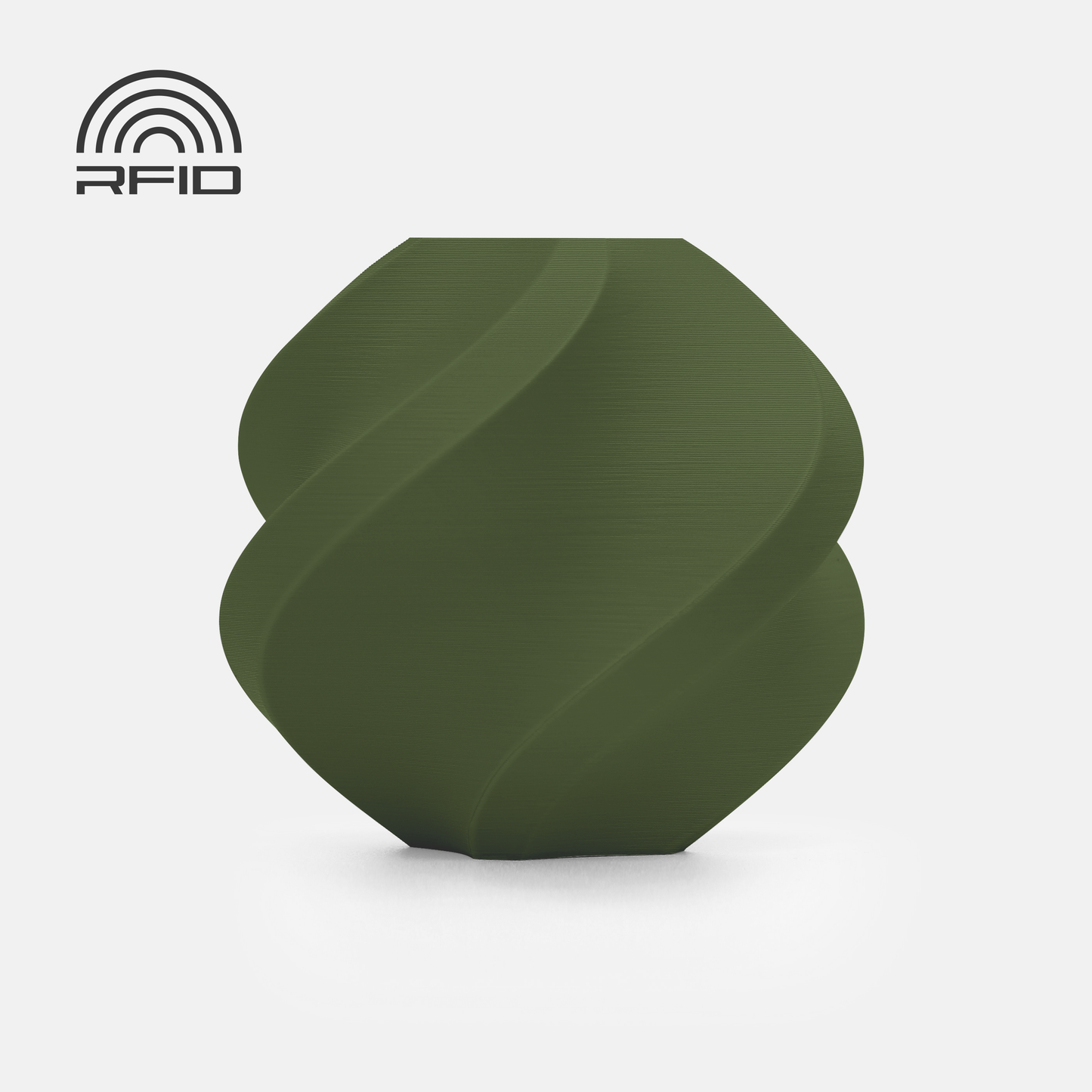 Bambu Lab PLA Matte – Dark Green – Refill filament color
