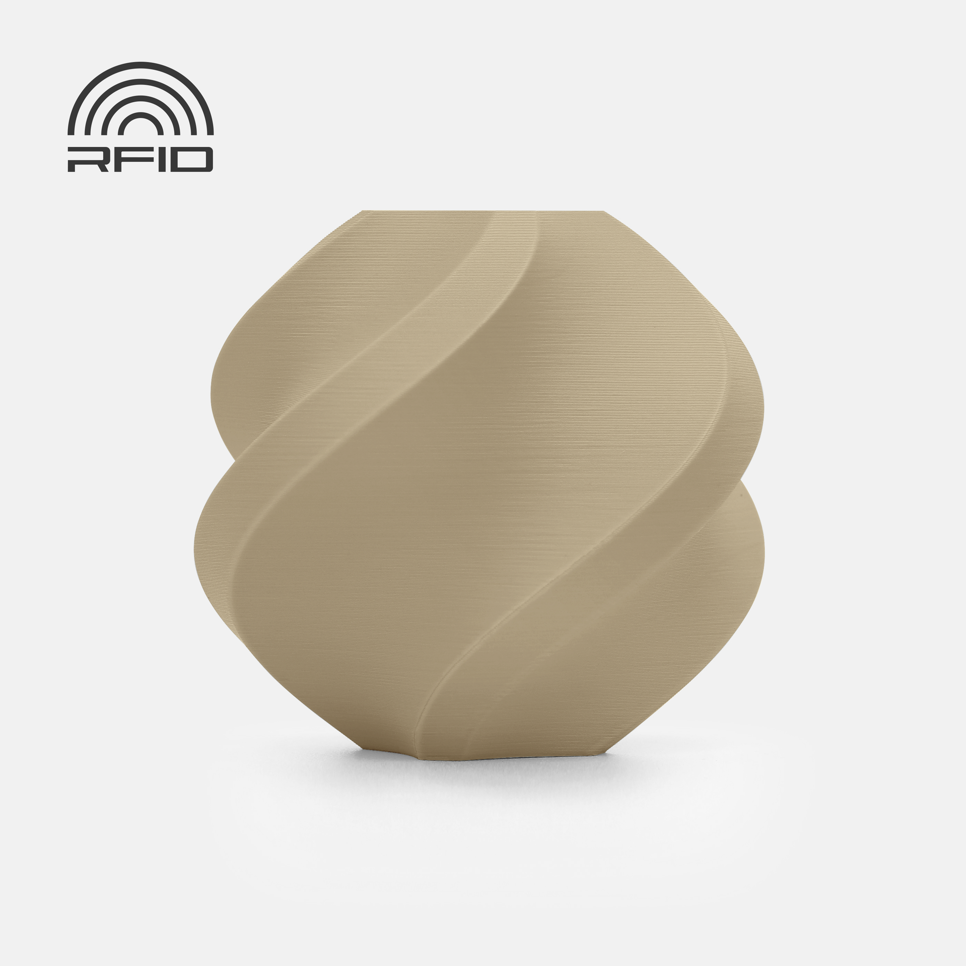 Bambu Lab PLA Matte – Desert Tan – Refill filament color