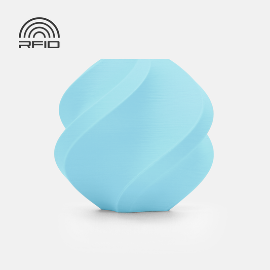 Bambu Lab PLA Matte – Ice Blue – With Spool filament color