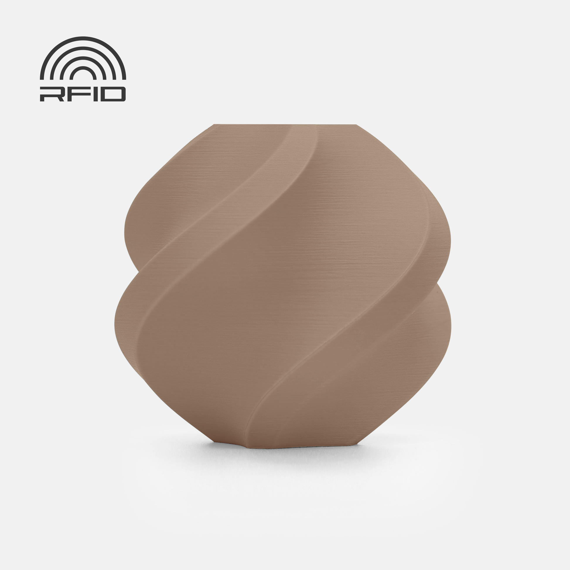Bambu Lab PLA Matte – Latte Brown – Refill filament color