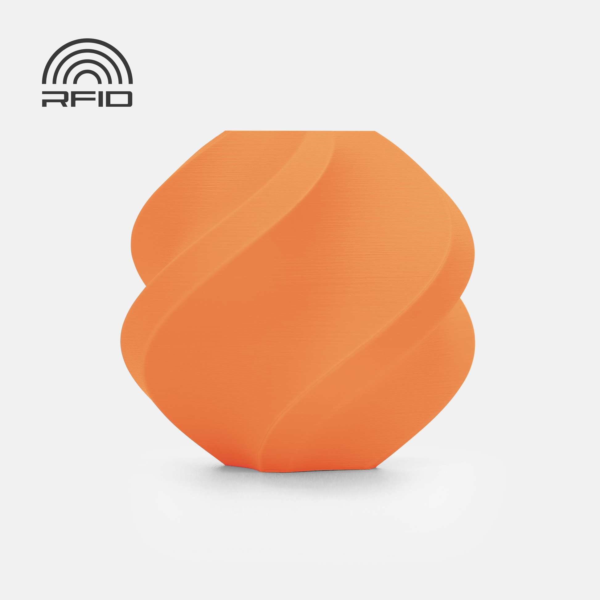 Bambu Lab PLA Matte – Mandarin Orange – Refill filament color