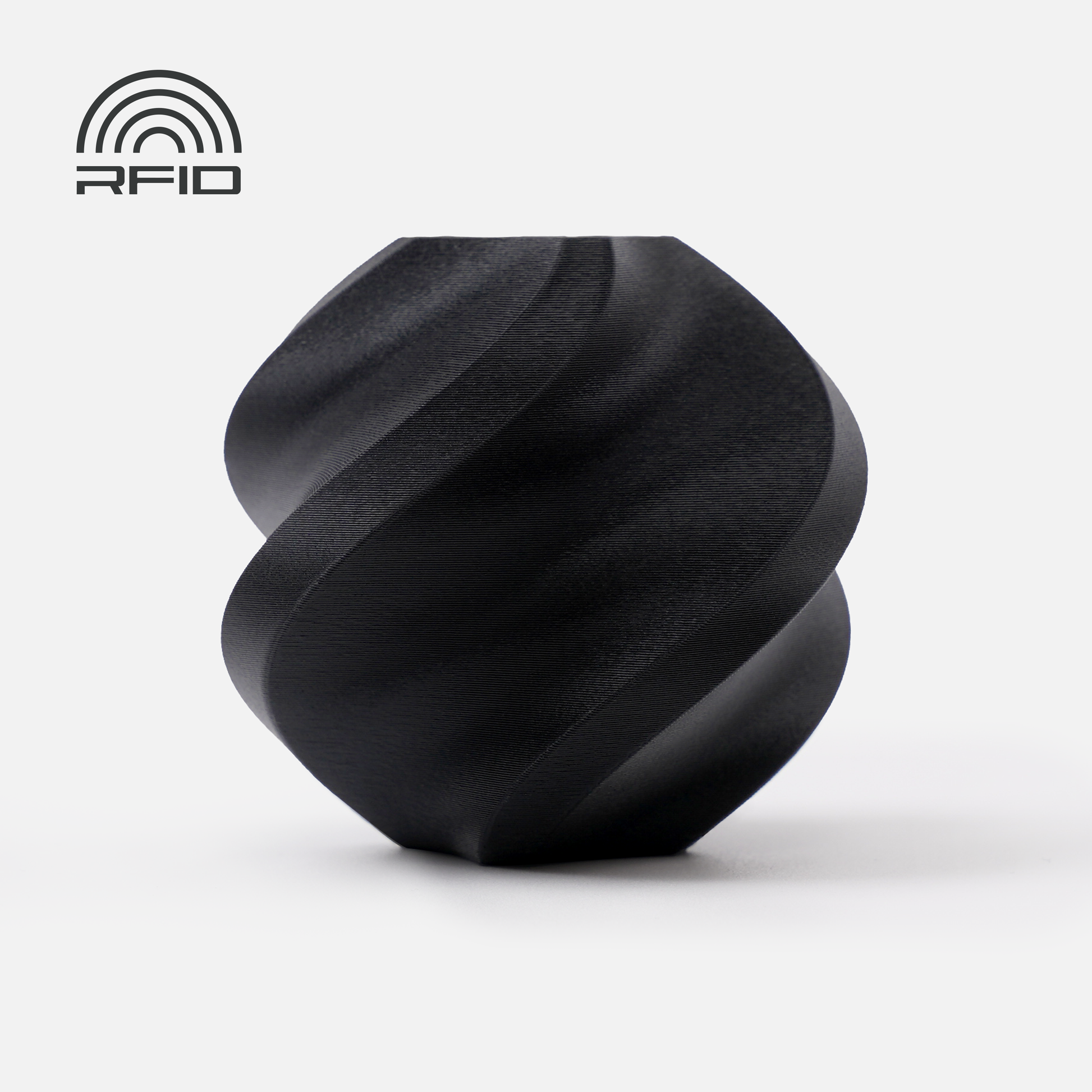 Bambu Lab PLA Matte – Charcoal – Refill filament color