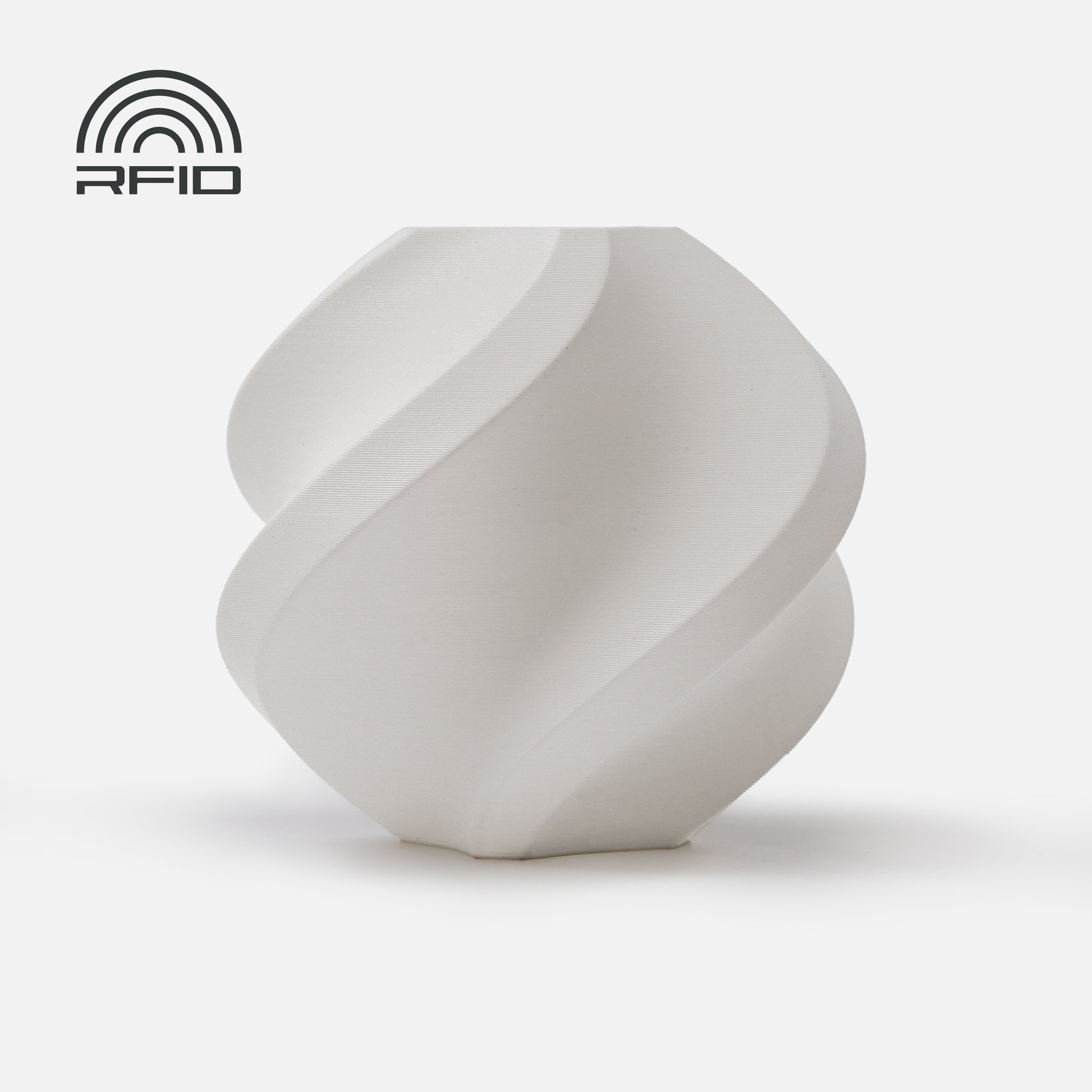 Bambu Lab PLA Matte – Ivory White – With Spool filament color