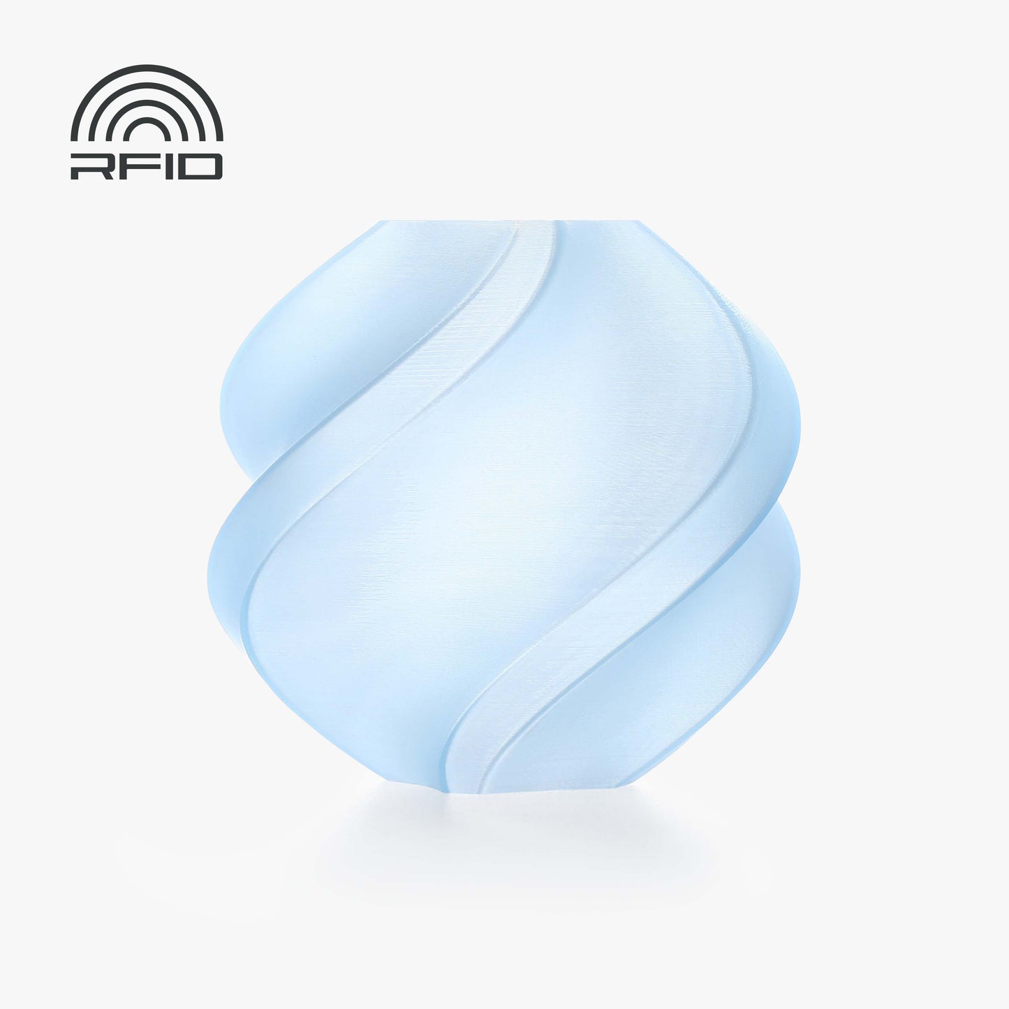 Bambu Lab PLA Translucent – Ice Blue – Refill filament color